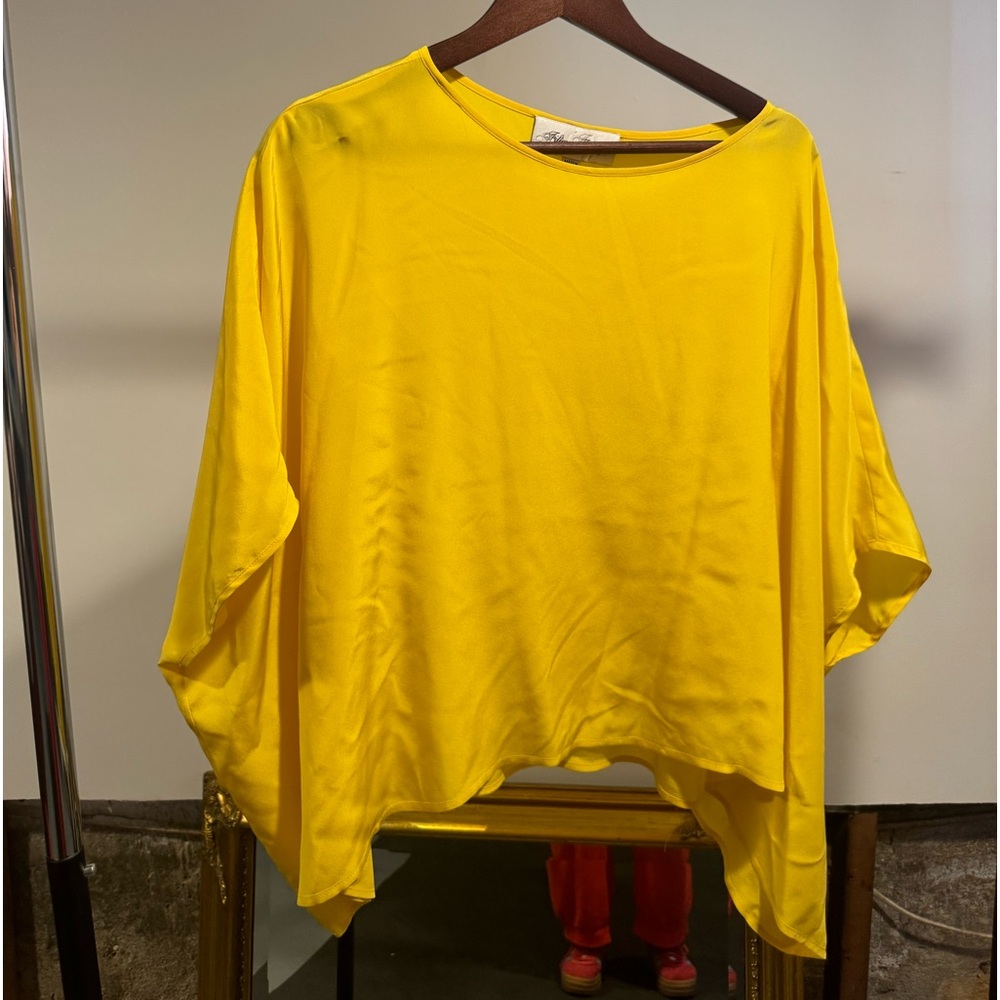 Fifteen Twenty Sheer Yellow Blouse